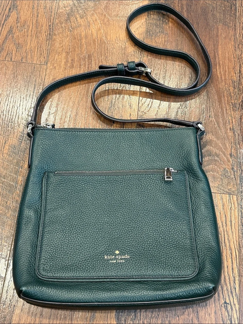 Kate Spade Green Leather Crossbody Bag
